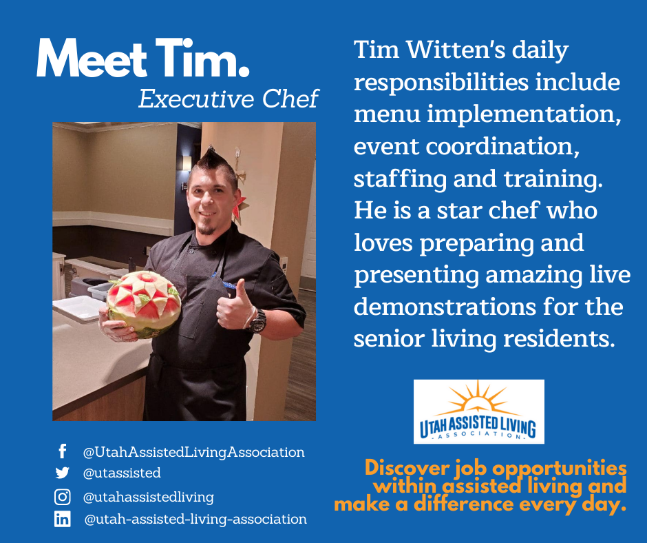 Tim Witten- Executive Chef at Creekside Senior Living 